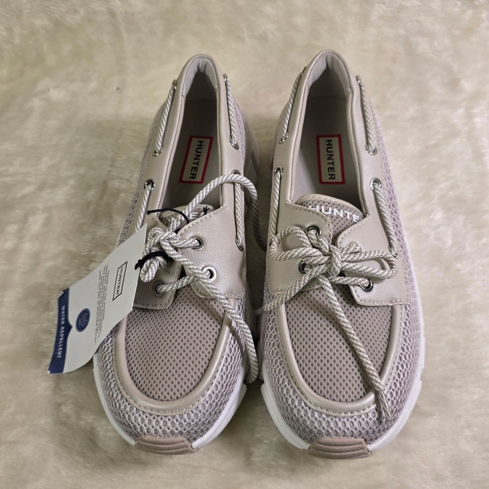 Hunter Mesh Boat Shoes Boating Sailing Water Repellent Loafers Women 7.5 NEW